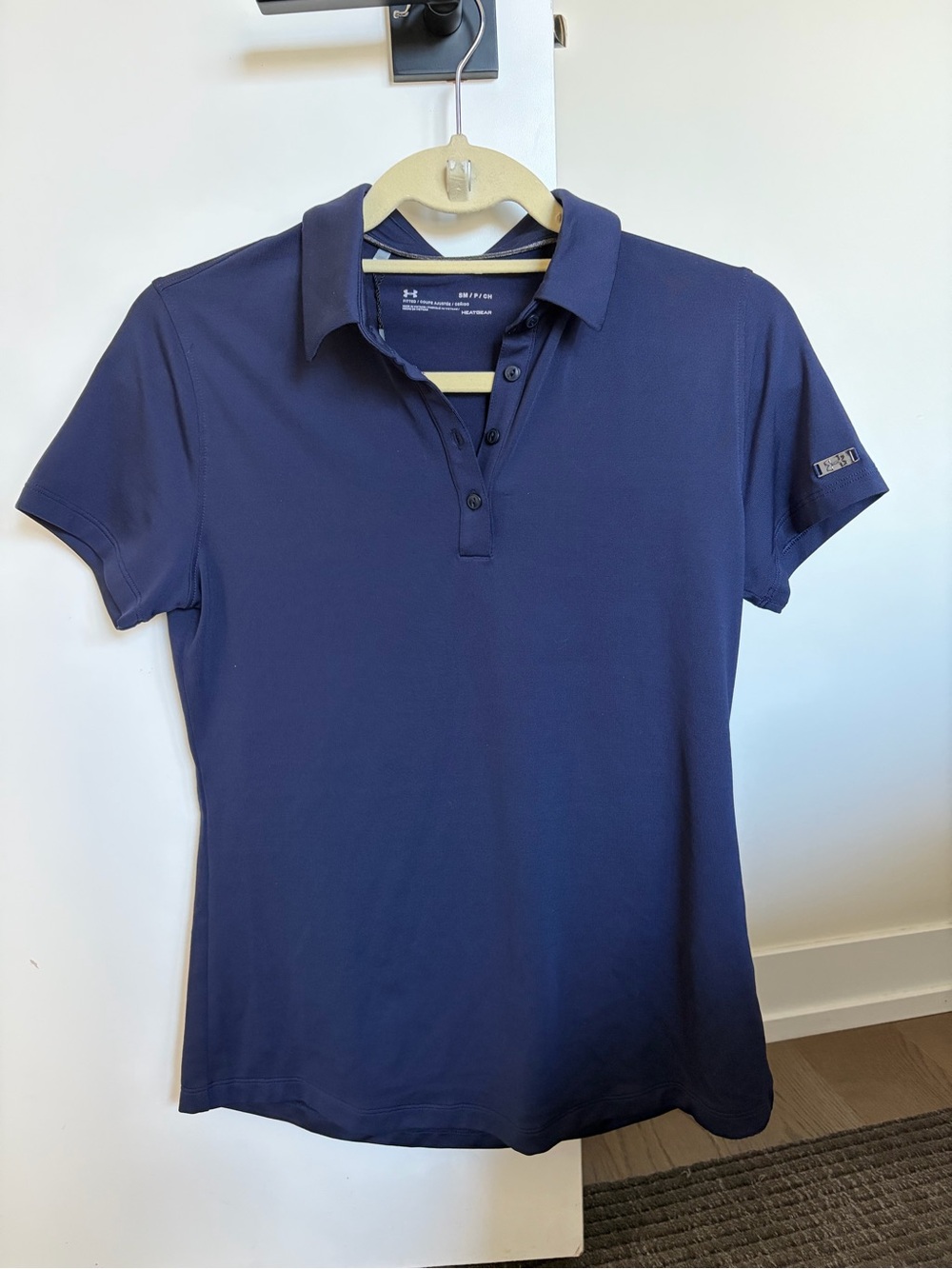 Under Armour Navy Golf Shirt NWT